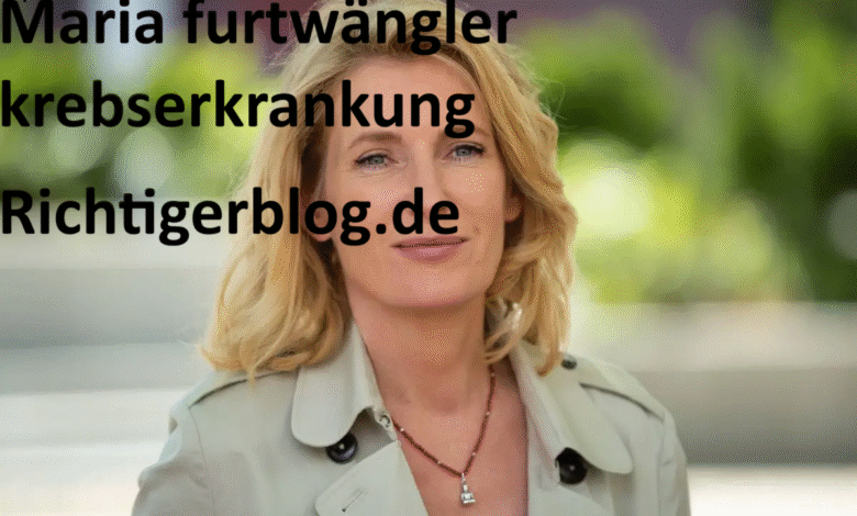 Maria Furtwängler Krebserkrankung