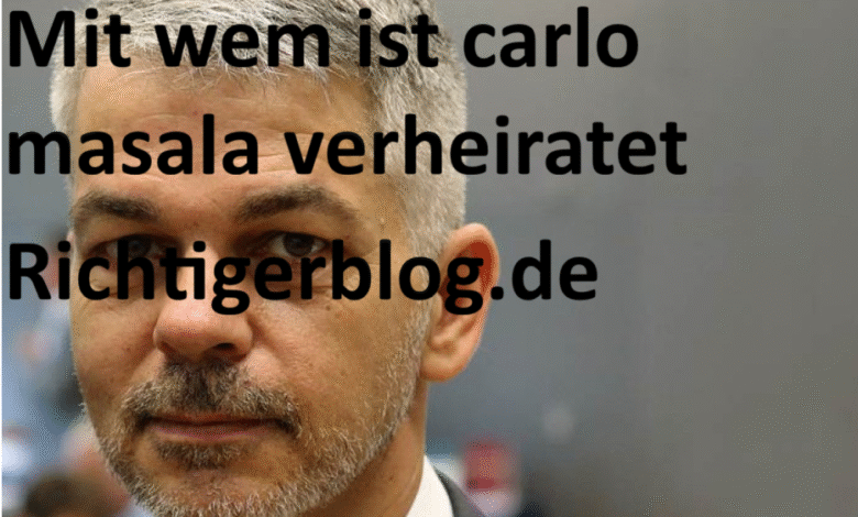 Mit wem ist Carlo Masala verheiratet